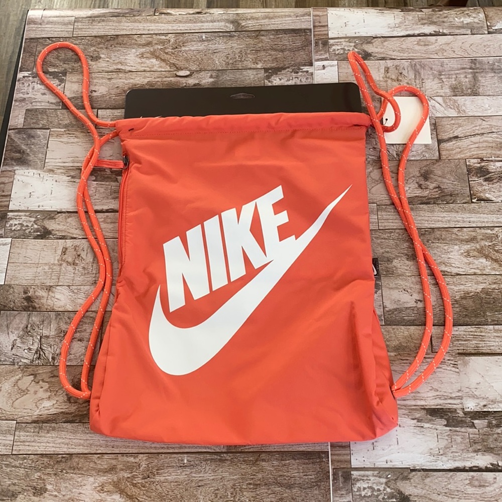 NWT - Nike Heritage Drawstring Gymsack, Color: Magic Ember